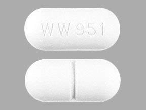 Ww 951 white pill - pink oval Pill with imprint ww 951 tablet, coated for treatment of Actinomycosis, Bites, Human, Chlamydia Infections, Duodenal Ulcer, Endocarditis, Bacterial, Listeriosis, Lyme Disease, Otitis Media, Sinusitis, Streptococcal Infections, Urinary Tract Infections, Helicobacter Infections, Skin Diseases, Bacterial, Soft Tissue Infections with Adverse Reactions & Drug Interactions supplied by ...